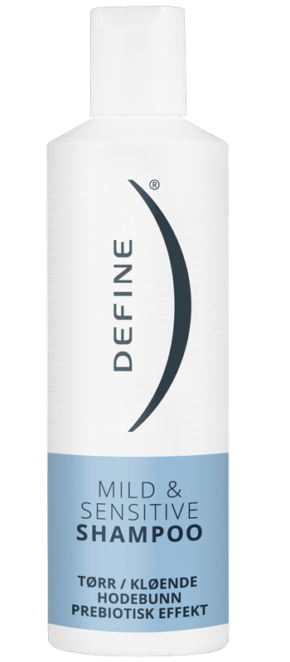 Define Mild og sensitiv shampoo packshot